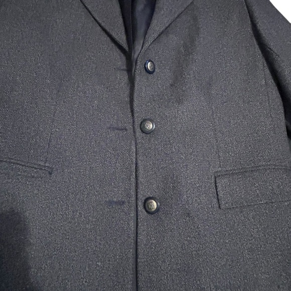 Avoca Women's Blazer Jacekt Coat 100% pure new wool dark academia Size 10 - Picture 2 of 6